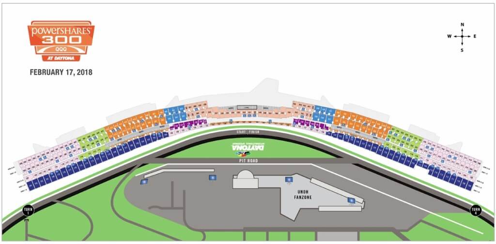 Daytona Speedway Seating Chart 2018